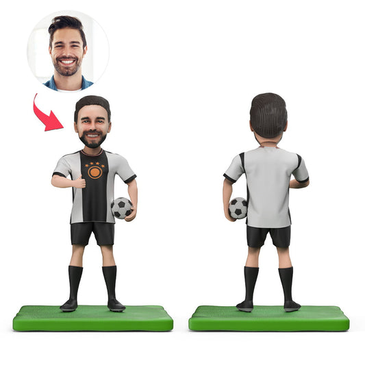 Germany Team 2022 World Cup Soccer Player Custom Bobblehead With Engraved Text