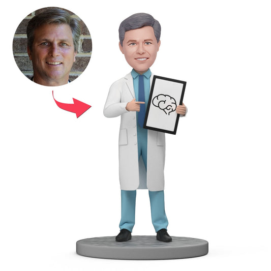 Neurosurgery Custom Face Bobbleheads - Gift For Brain Experts