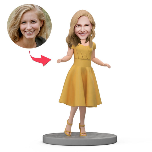 Mother's Day Gift Custom Bobblehead - Customize Personalized  Bobblehead Gifts for Young Mom